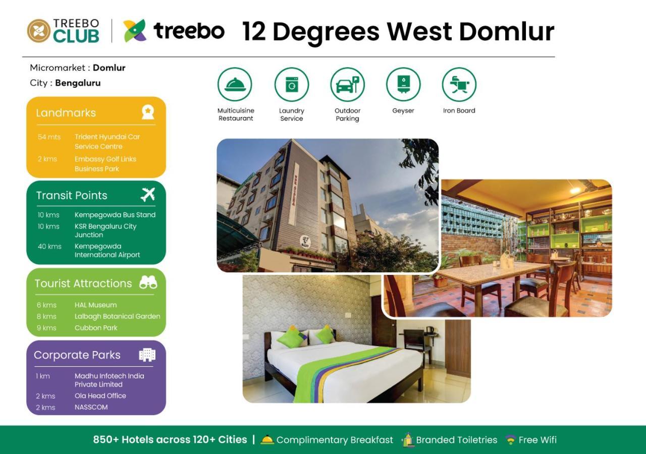 Treebo 12 Degrees West, 750 M From Embassy Golf Links Business Park Bangalore Ngoại thất bức ảnh